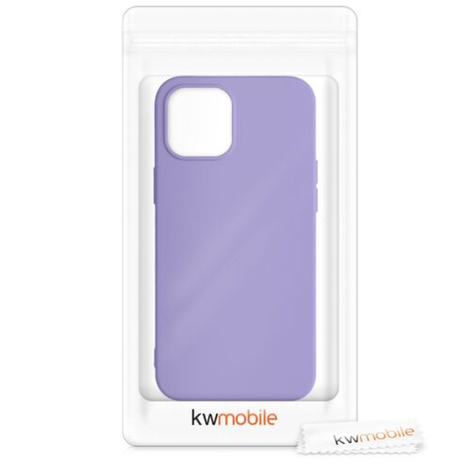 Husa pentru iPhone 12 Pro Max, Silicon, Mov, 52714.222 fotografia produsului View 4 L