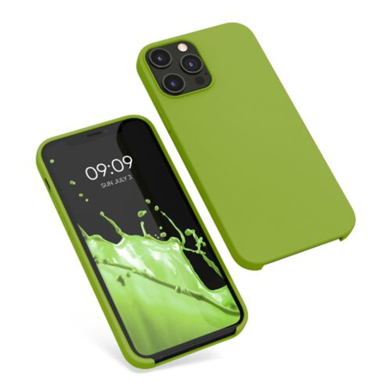 Husa pentru iPhone 12 Pro Max, Silicon, Verde, 52644.220 fotografia produsului View 2 L