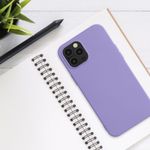 Husa pentru iPhone 12 Pro Max, Silicon, Mov, 52714.222 fotografia produsului View 8 S
