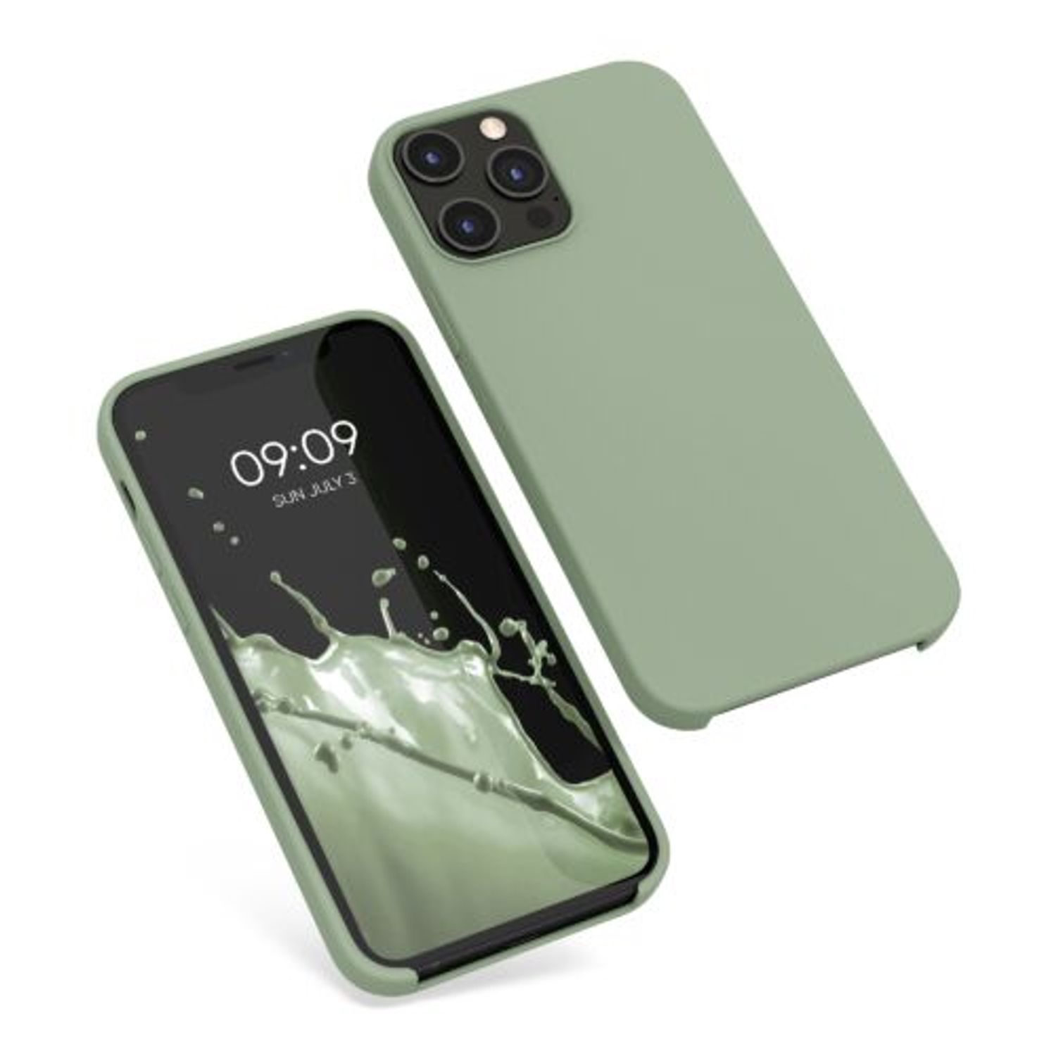 Husa pentru Apple iPhone 12 Pro Max, Silicon, Verde, 52644.172 fotografia produsului View 6 L