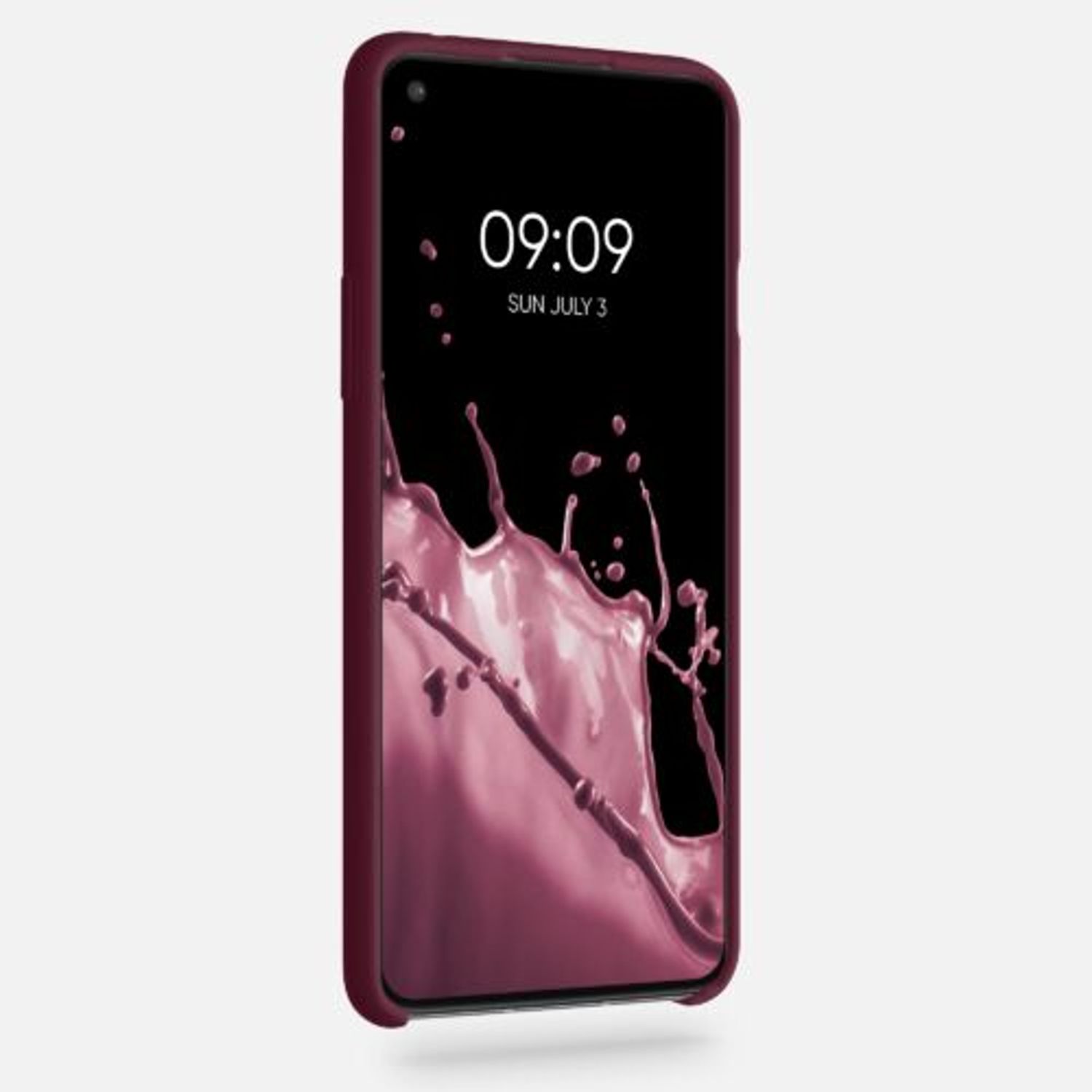 Husa pentru OnePlus 8T, Silicon, Violet, 53683.190 fotografia produsului View 4 L