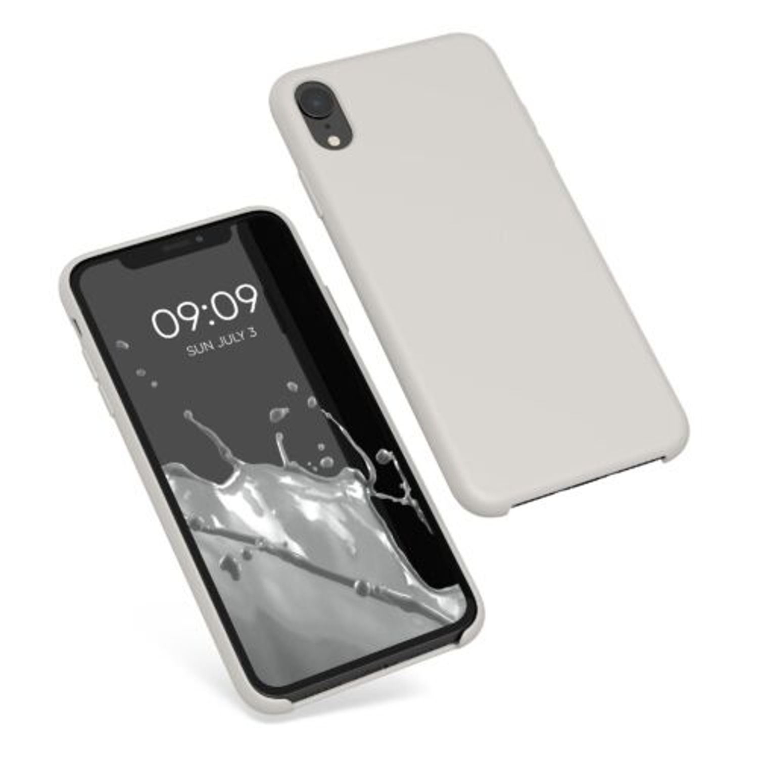 Husa pentru Apple iPhone XR, Silicon, Bej, 45910.96 fotografia produsului View 2 L