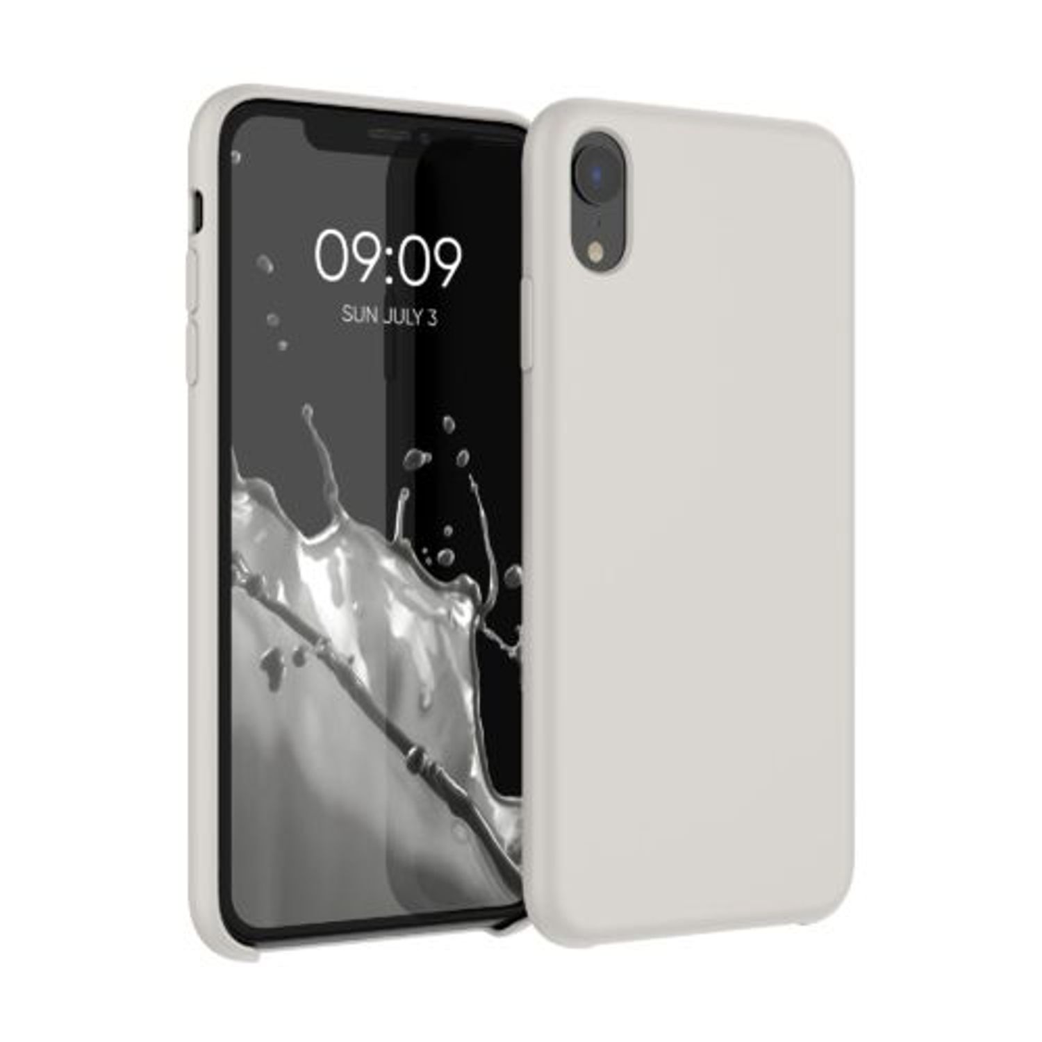 Husa pentru Apple iPhone XR, Silicon, Bej, 45910.96 fotografia produsului