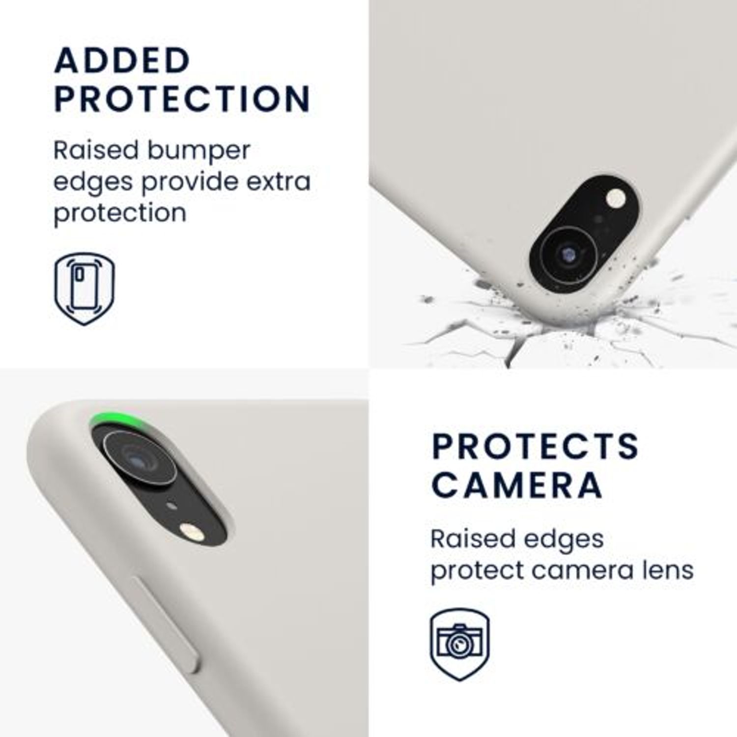 Husa pentru Apple iPhone XR, Silicon, Bej, 45910.96 fotografia produsului View 6 L