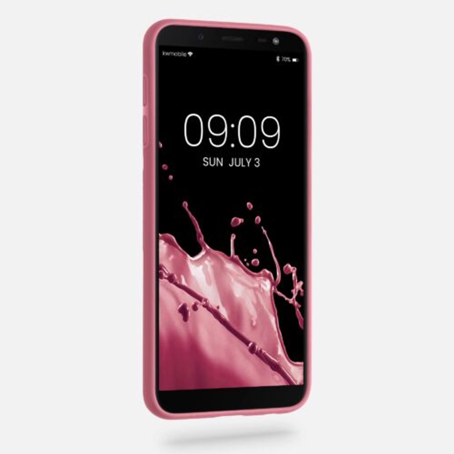 Husa pentru Samsung Galaxy J6, Silicon, Roz, 45796.167 fotografia produsului View 3 L