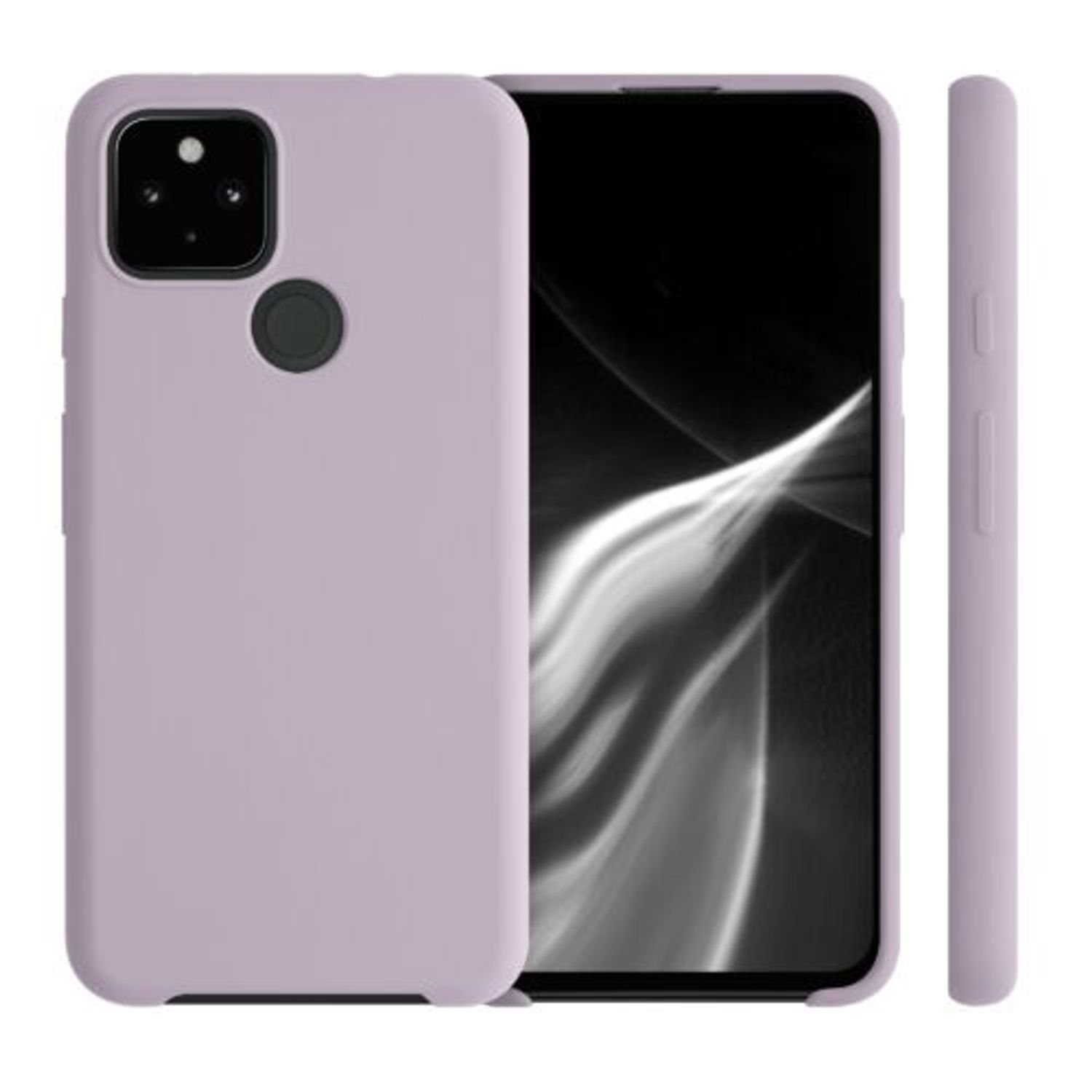 Husa pentru Google Pixel 4a 5G, Silicon, Mov, 53932.192 fotografia produsului View 2 L