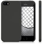 Husa pentru Apple iPhone 5/iPhone 5s/iPhone SE, Silicon, Negru, 42766.47 fotografia produsului View 2 S