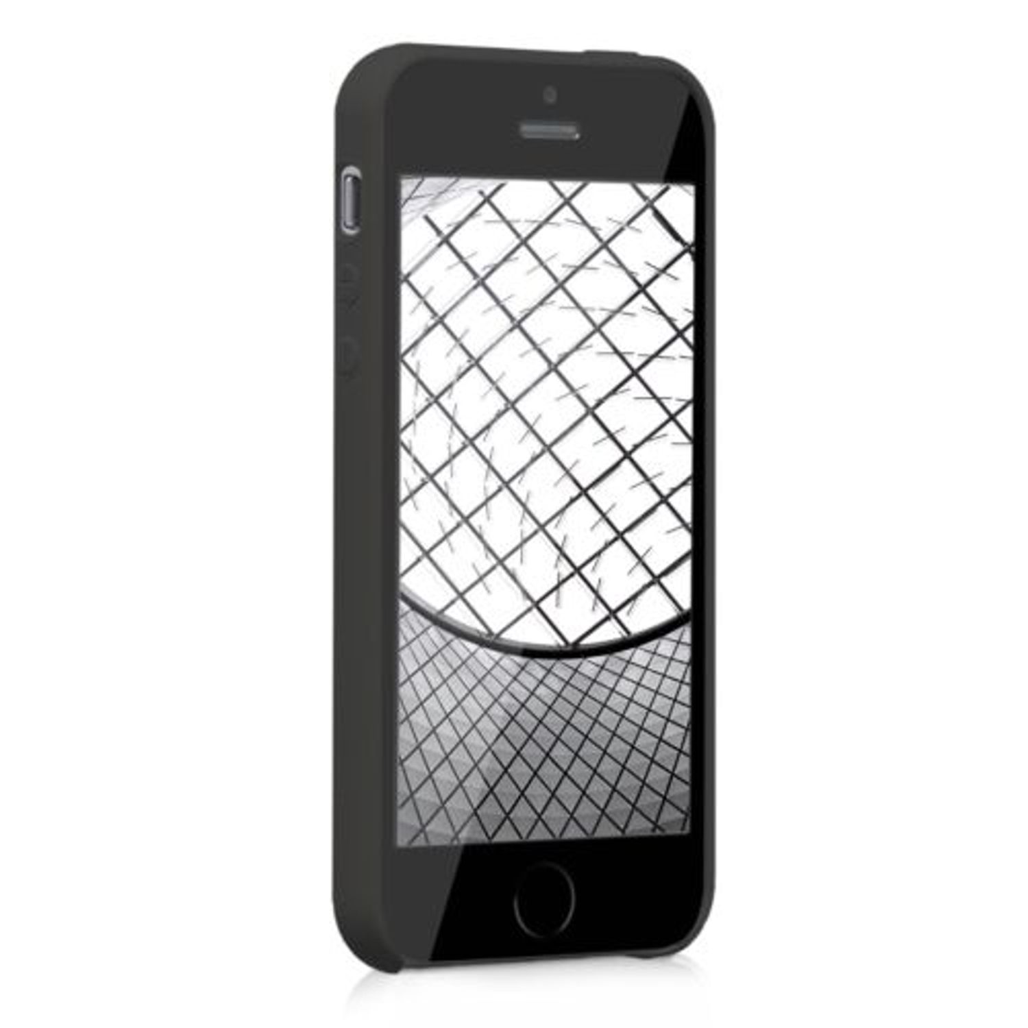 Husa pentru Apple iPhone 5/iPhone 5s/iPhone SE, Silicon, Negru, 42766.47 fotografia produsului View 3 L