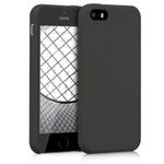 Husa pentru Apple iPhone 5/iPhone 5s/iPhone SE, Silicon, Negru, 42766.47 fotografia produsului
