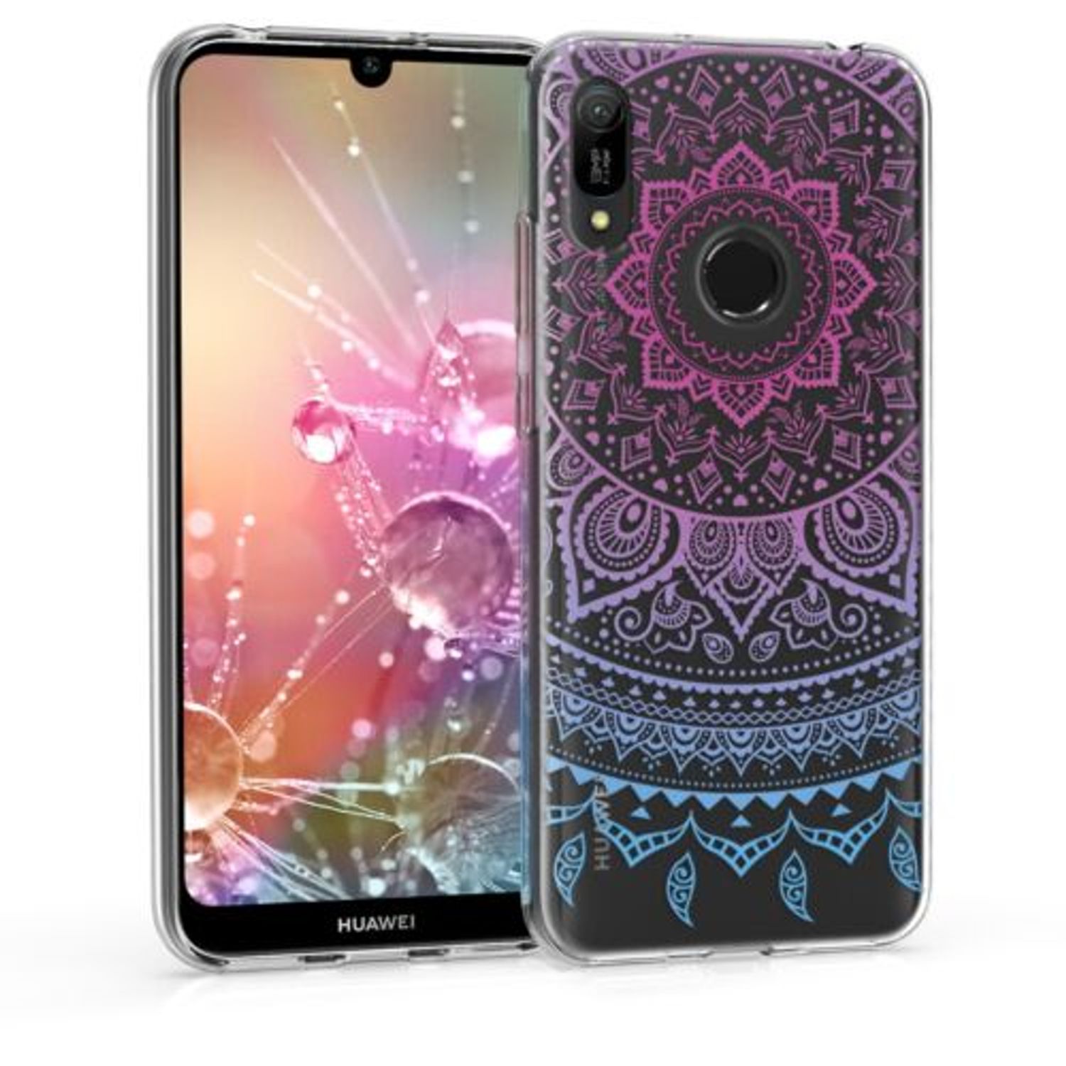 Husa pentru Huawei Y6 (2019), Silicon, Roz, 48121.01 fotografia produsului