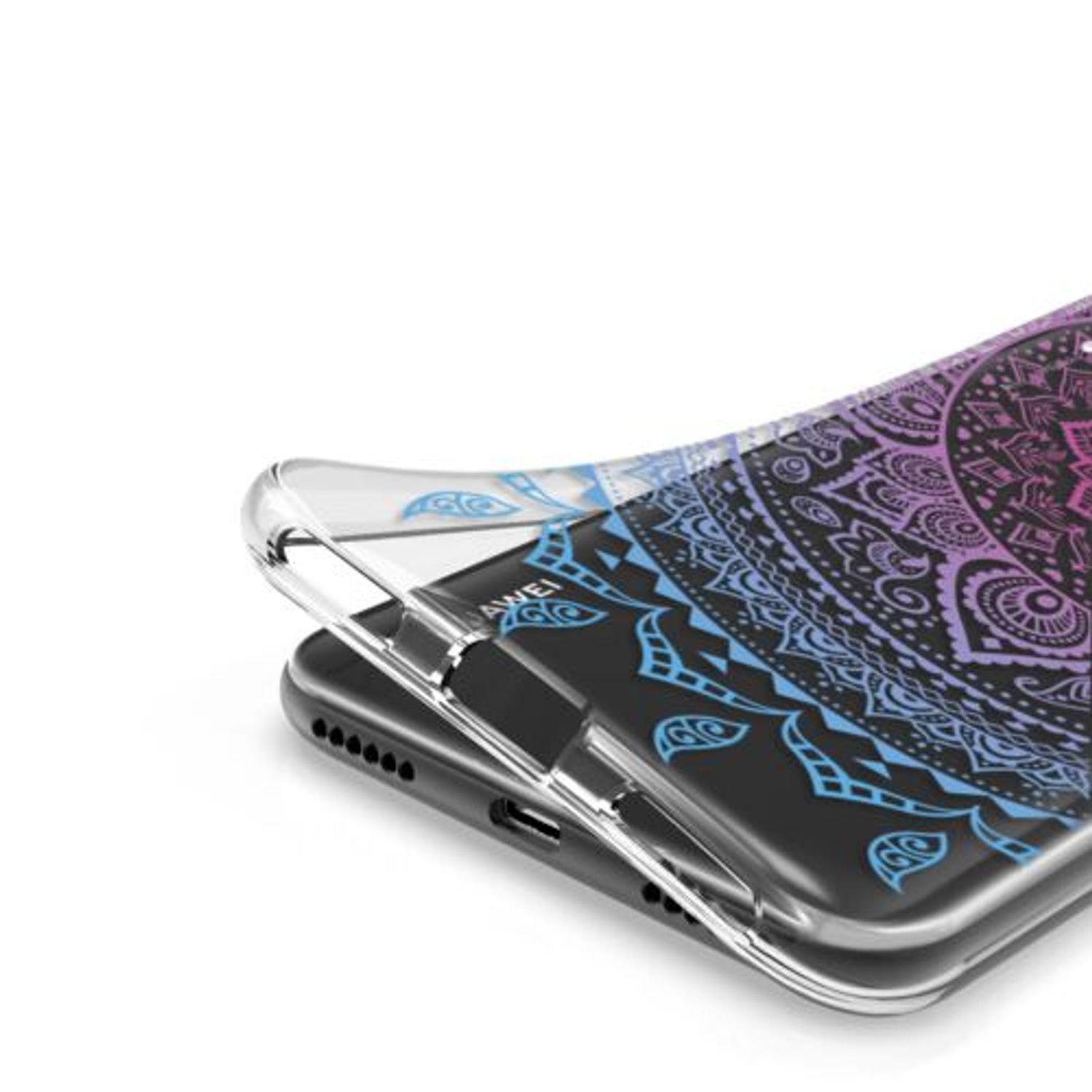 Husa pentru Huawei Y6 (2019), Silicon, Roz, 48121.01 fotografia produsului View 7 L