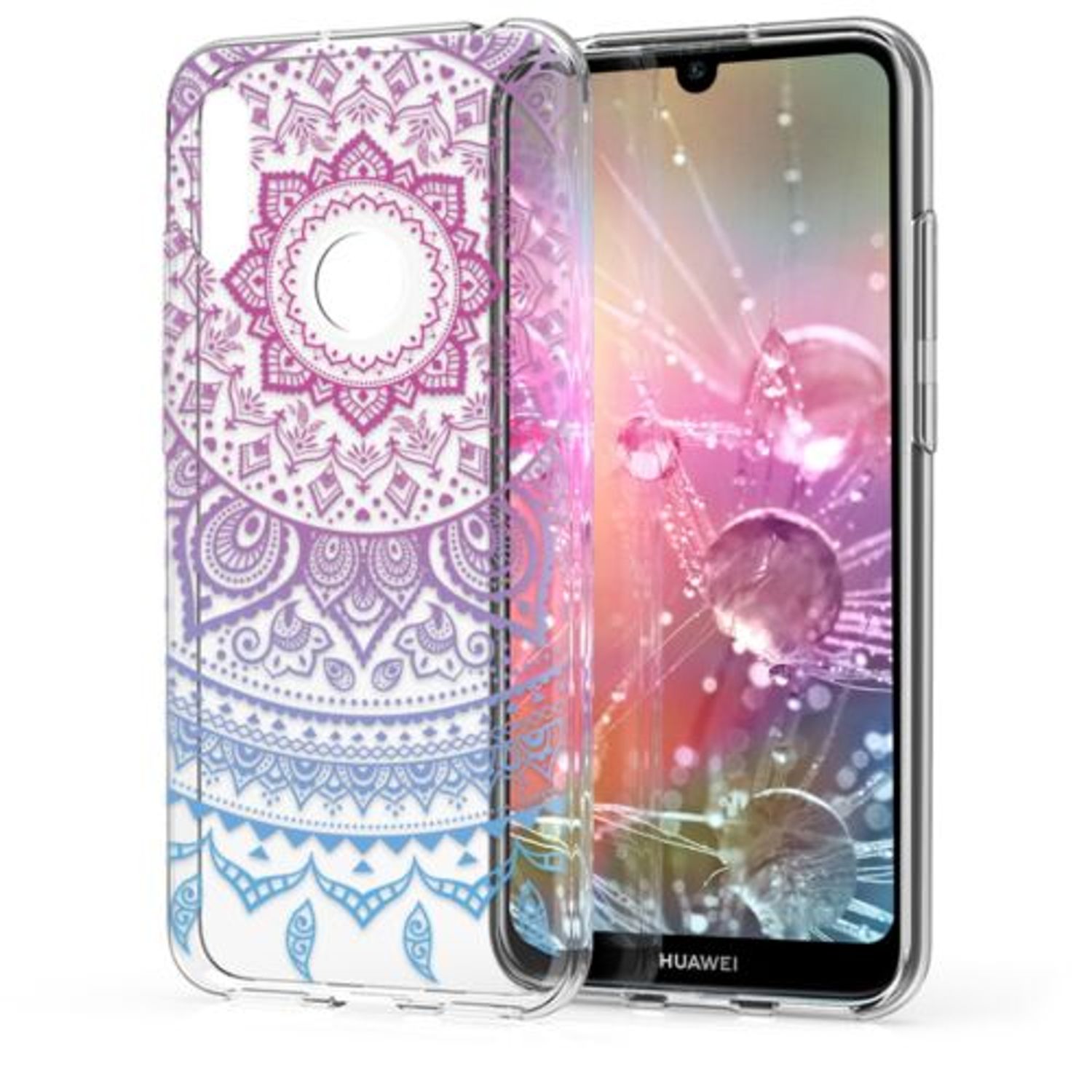 Husa pentru Huawei Y6 (2019), Silicon, Roz, 48121.01 fotografia produsului View 2 L