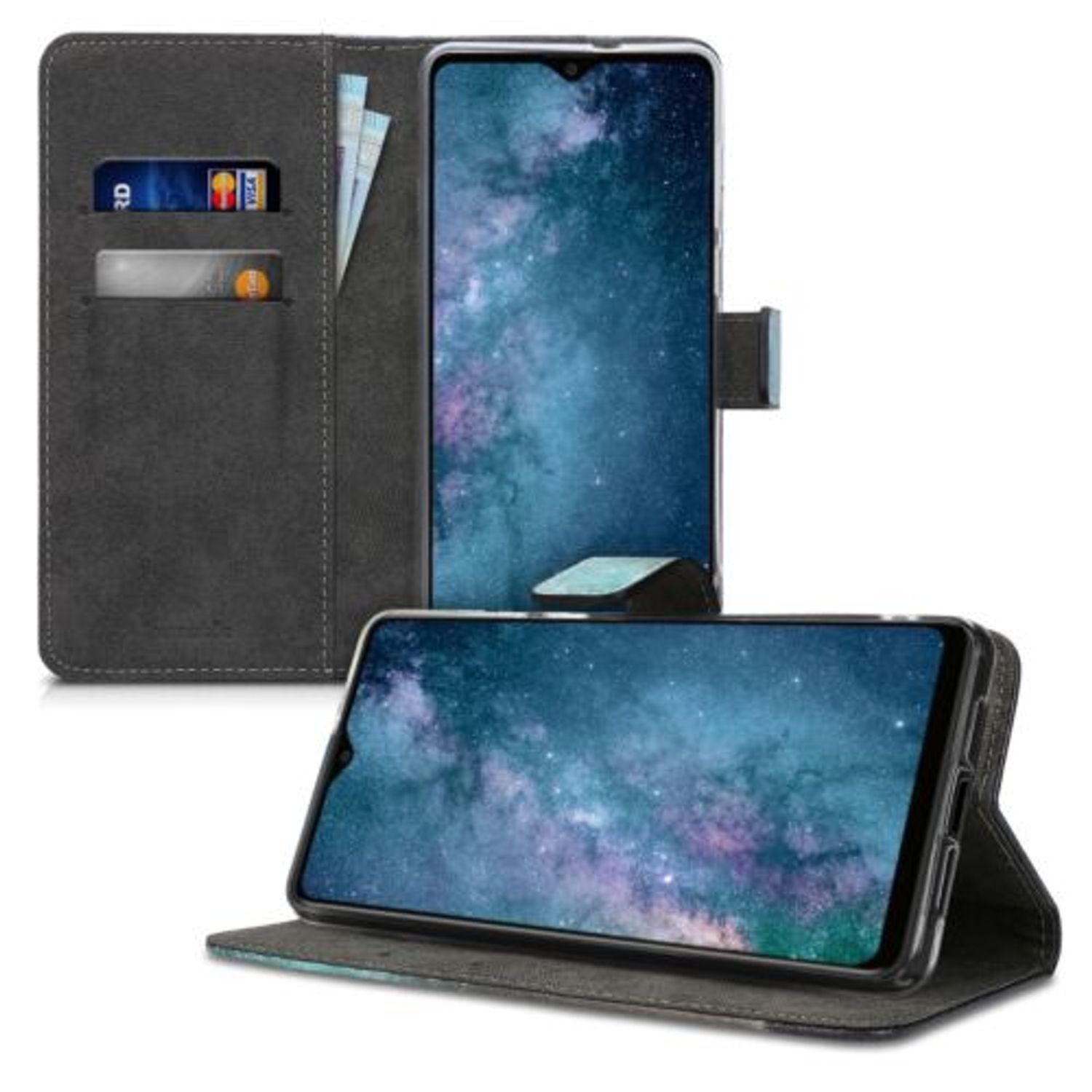 Husa pentru Blackview A80 Pro, Piele ecologica, Multicolor, 52970.01 fotografia produsului View 3 L