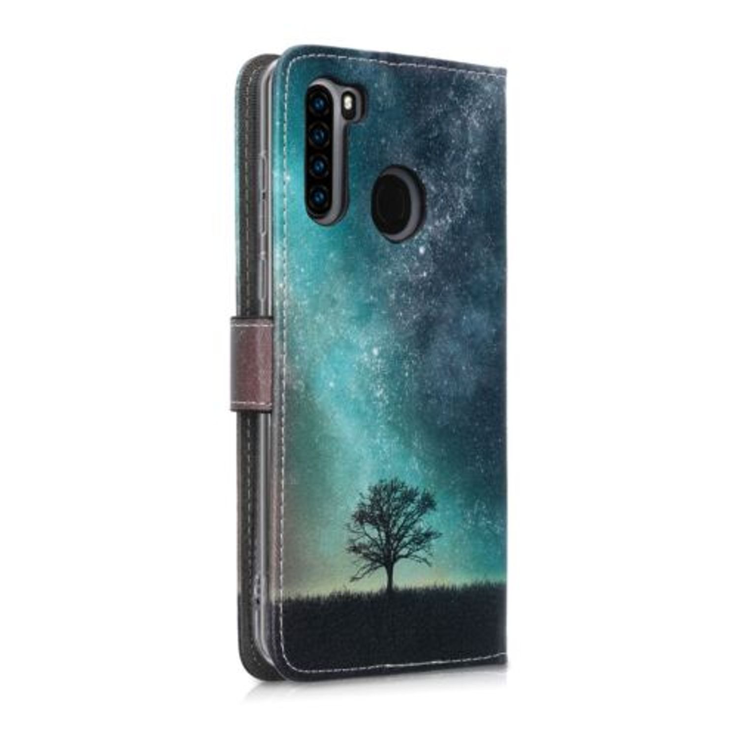 Husa pentru Blackview A80 Pro, Piele ecologica, Multicolor, 52970.01 fotografia produsului View 4 L