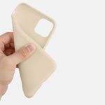 Husa pentru Apple iPhone 11 Pro Max, Silicon, Crem, 49789.210, Kwmobile fotografia produsului View 7 S