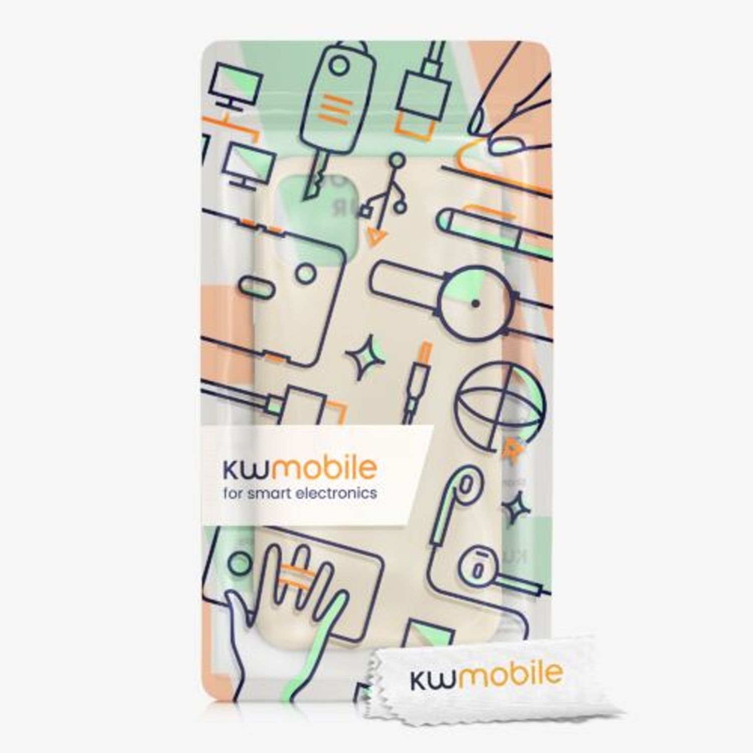 Husa pentru Apple iPhone 11 Pro Max, Silicon, Crem, 49789.210, Kwmobile fotografia produsului View 6 L