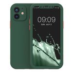 Husa pentru Apple iPhone 12/iPhone 12 Pro, Plastic, Verde, 56431.80, Kwmobile fotografia produsului View 2 S