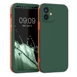 Husa pentru Apple iPhone 12/iPhone 12 Pro, Plastic, Verde, 56431.80, Kwmobile fotografia produsului