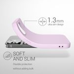 Husa pentru Apple iPhone 12/iPhone 12 Pro, Silicon, Roz, 53938.140, Kwmobile fotografia produsului View 3 S
