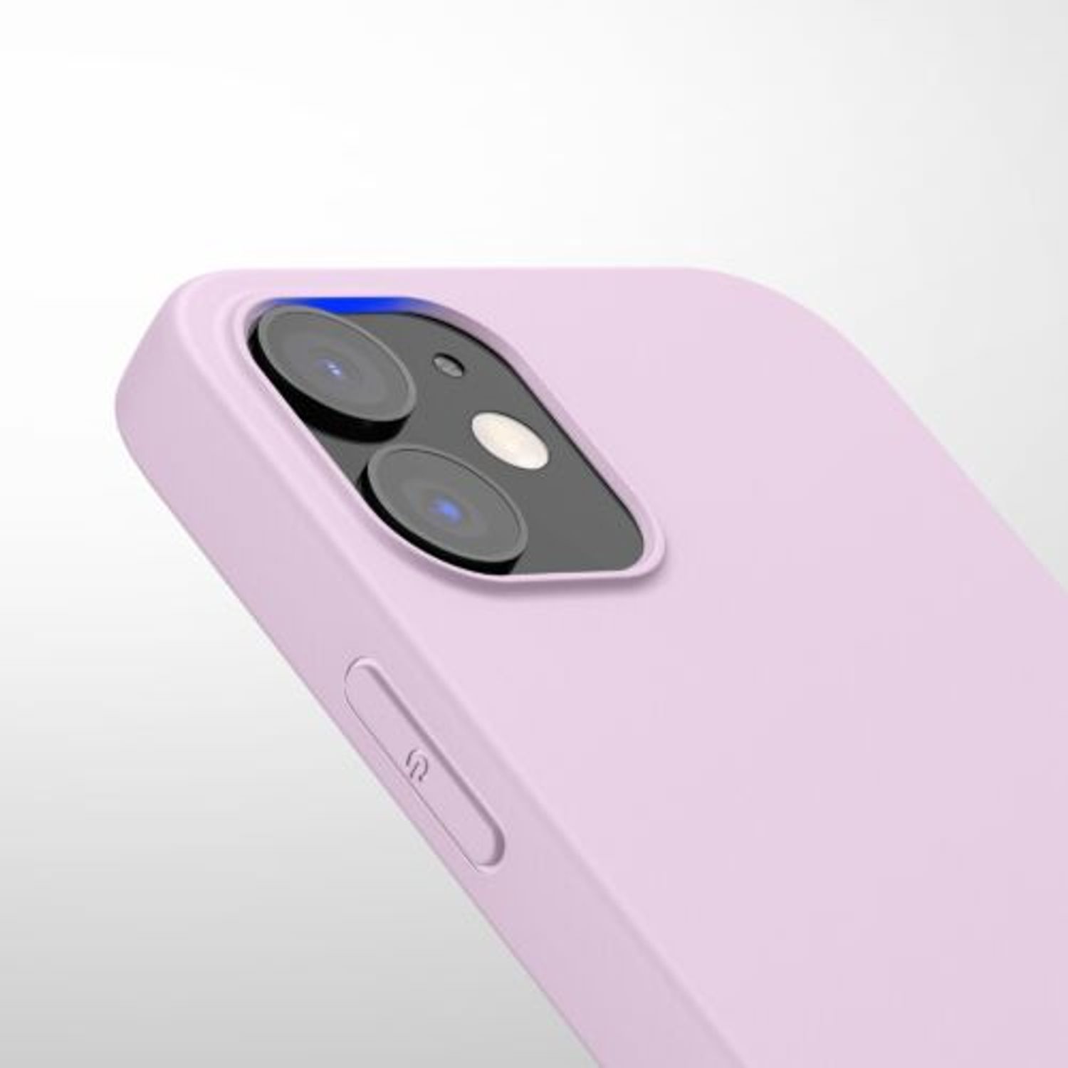 Husa pentru Apple iPhone 12/iPhone 12 Pro, Silicon, Roz, 53938.140, Kwmobile fotografia produsului View 9 L