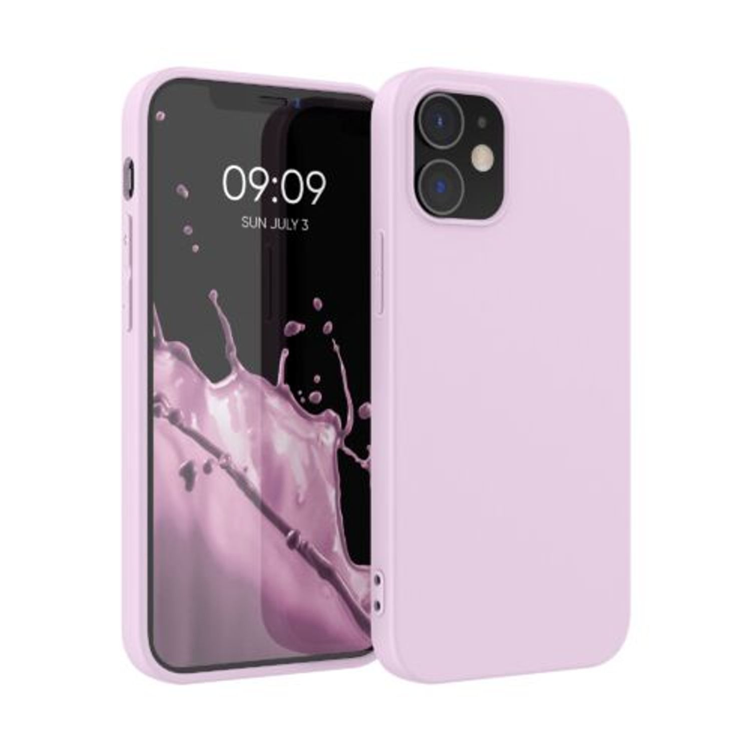 Husa pentru Apple iPhone 12/iPhone 12 Pro, Silicon, Roz, 53938.140, Kwmobile fotografia produsului
