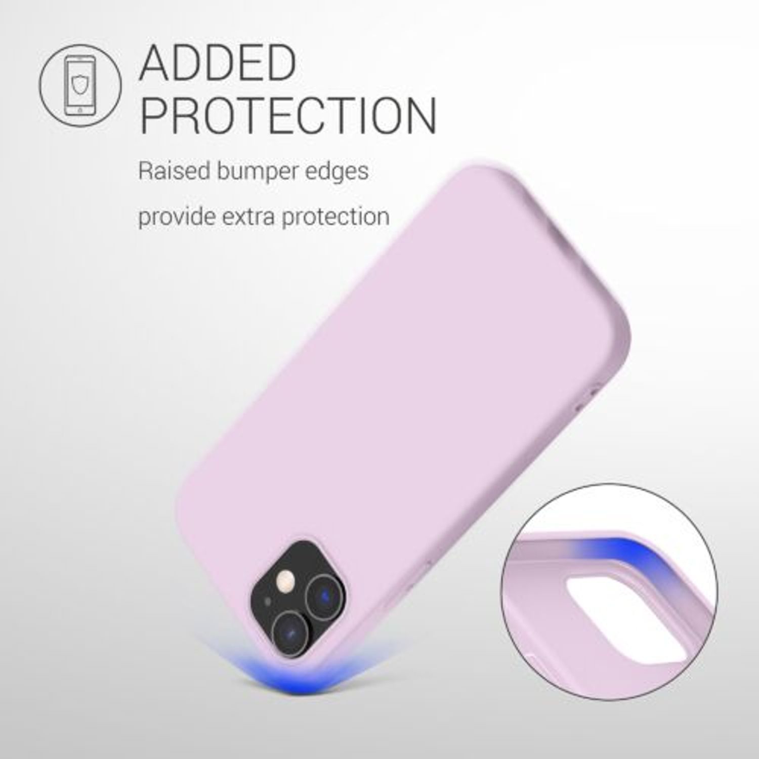 Husa pentru Apple iPhone 12/iPhone 12 Pro, Silicon, Roz, 53938.140, Kwmobile fotografia produsului View 10 L