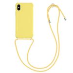 Husa pentru Apple iPhone X/iPhone XS, Silicon, Galben, 49915.158, Kwmobile fotografia produsului