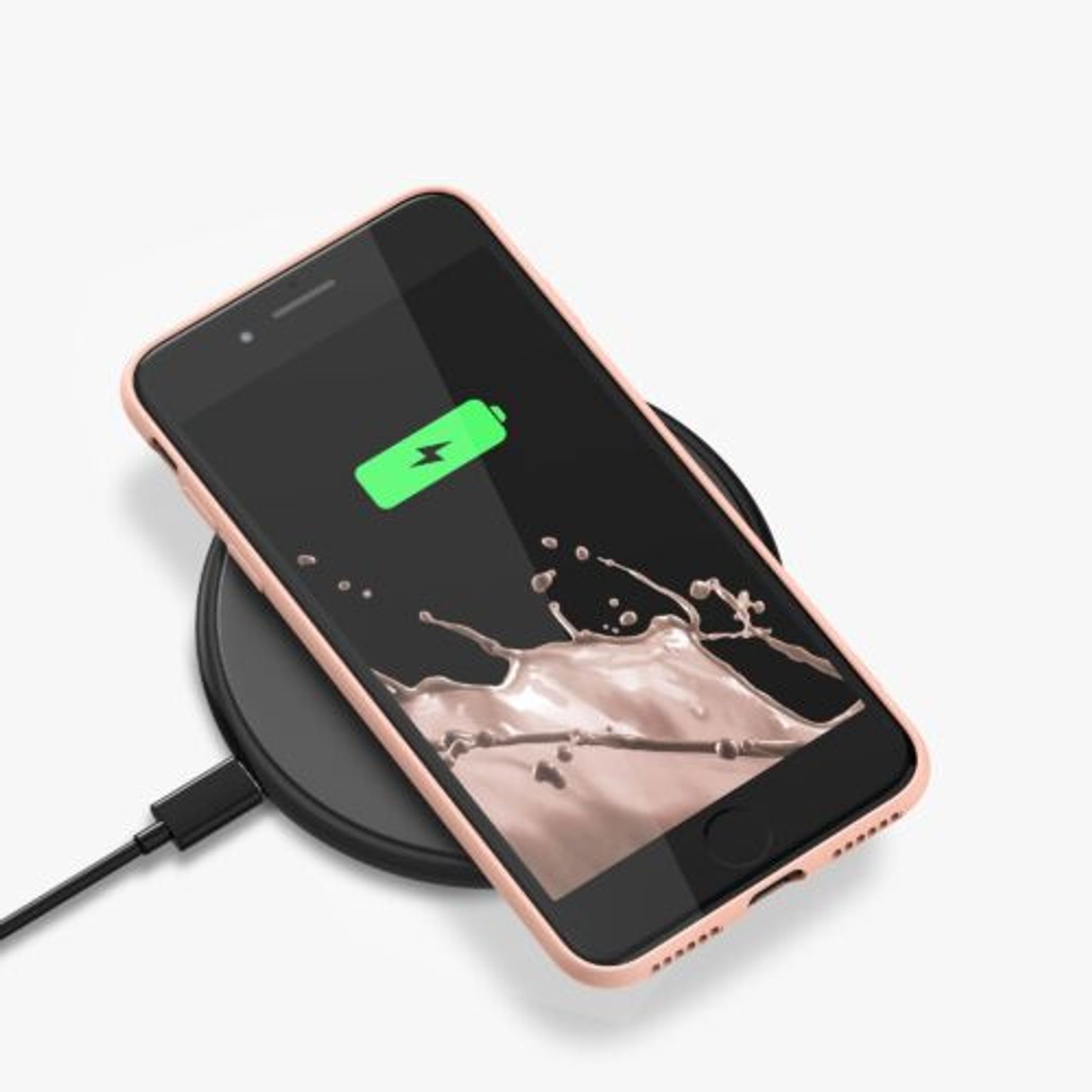Husa pentru Apple iPhone 8/iPhone 7/iPhone SE 2, Silicon, Roz, 49979.199, Kwmobile fotografia produsului View 10 L