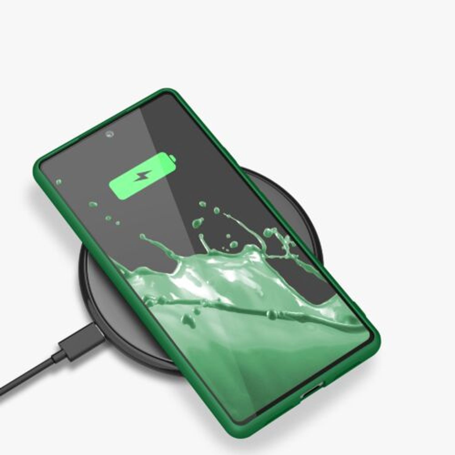 Husa pentru Google Pixel 6, Silicon, Verde, 55434.227, Kwmobile fotografia produsului View 10 L