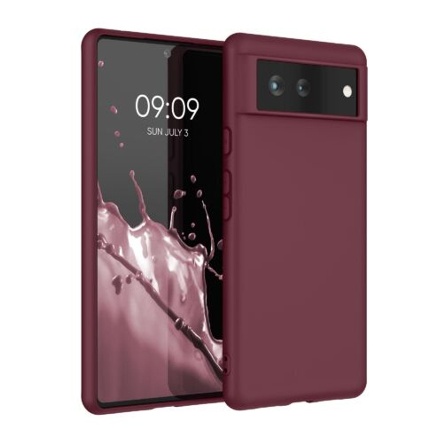Husa pentru Google Pixel 6, Silicon, Violet, 55434.190, Kwmobile fotografia produsului View 22 L