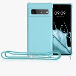 Husa pentru Google Pixel 6 Pro, Silicon, Verde, 55917.23, Kwmobile fotografia produsului View 7 S