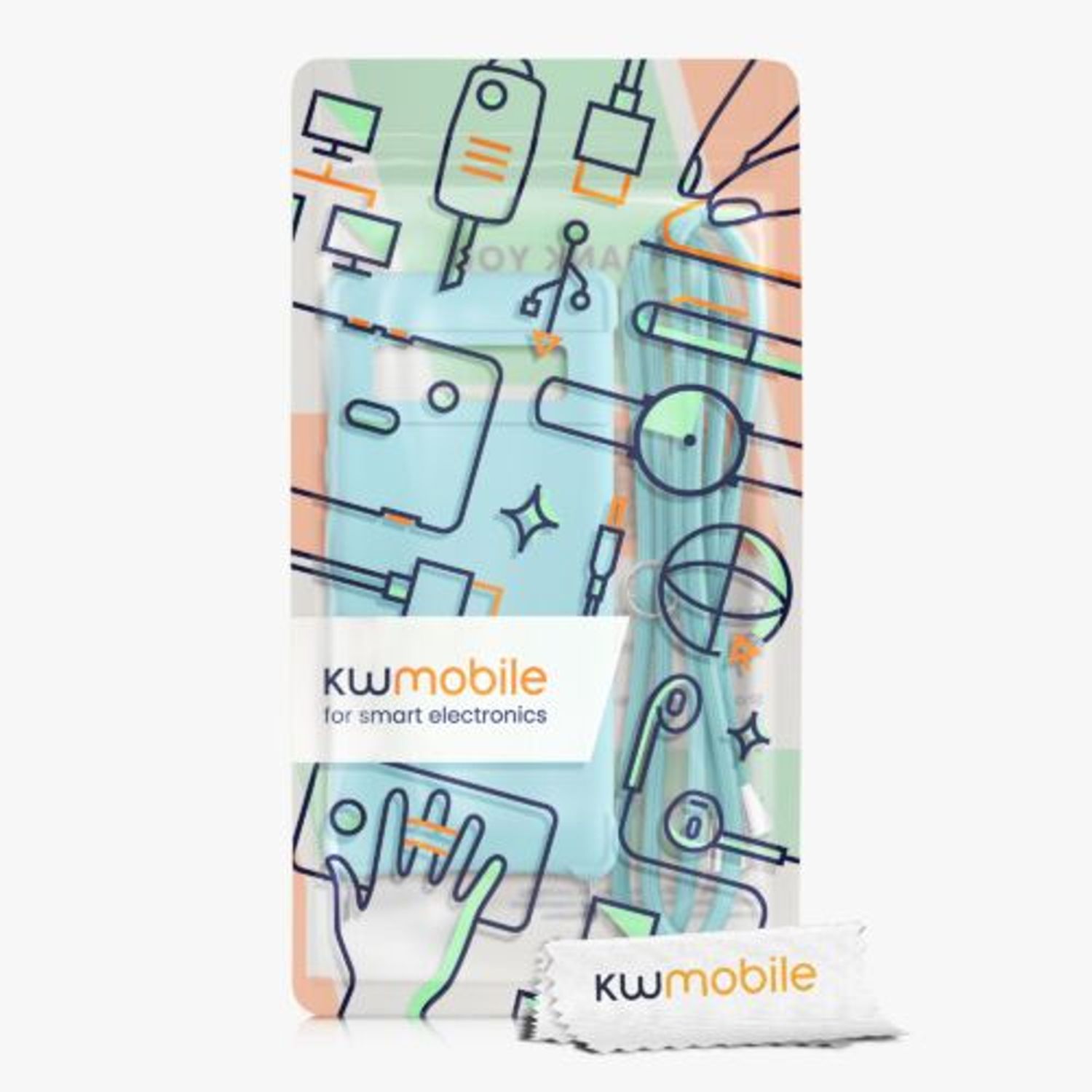 Husa pentru Google Pixel 6 Pro, Silicon, Verde, 55917.23, Kwmobile fotografia produsului View 8 L