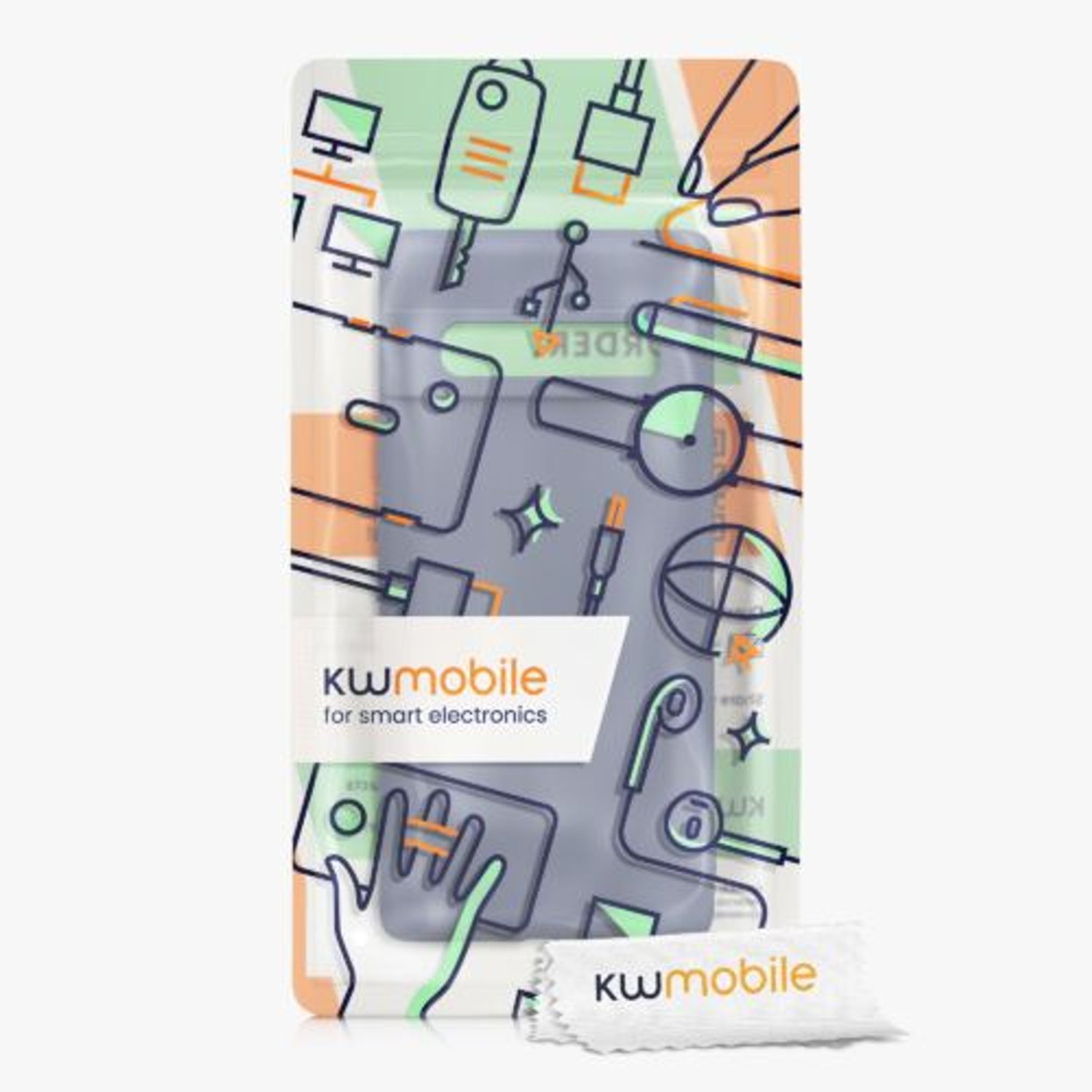 Husa pentru Google Pixel 6 Pro, Silicon, Albastru, 55866.12, Kwmobile fotografia produsului View 8 L