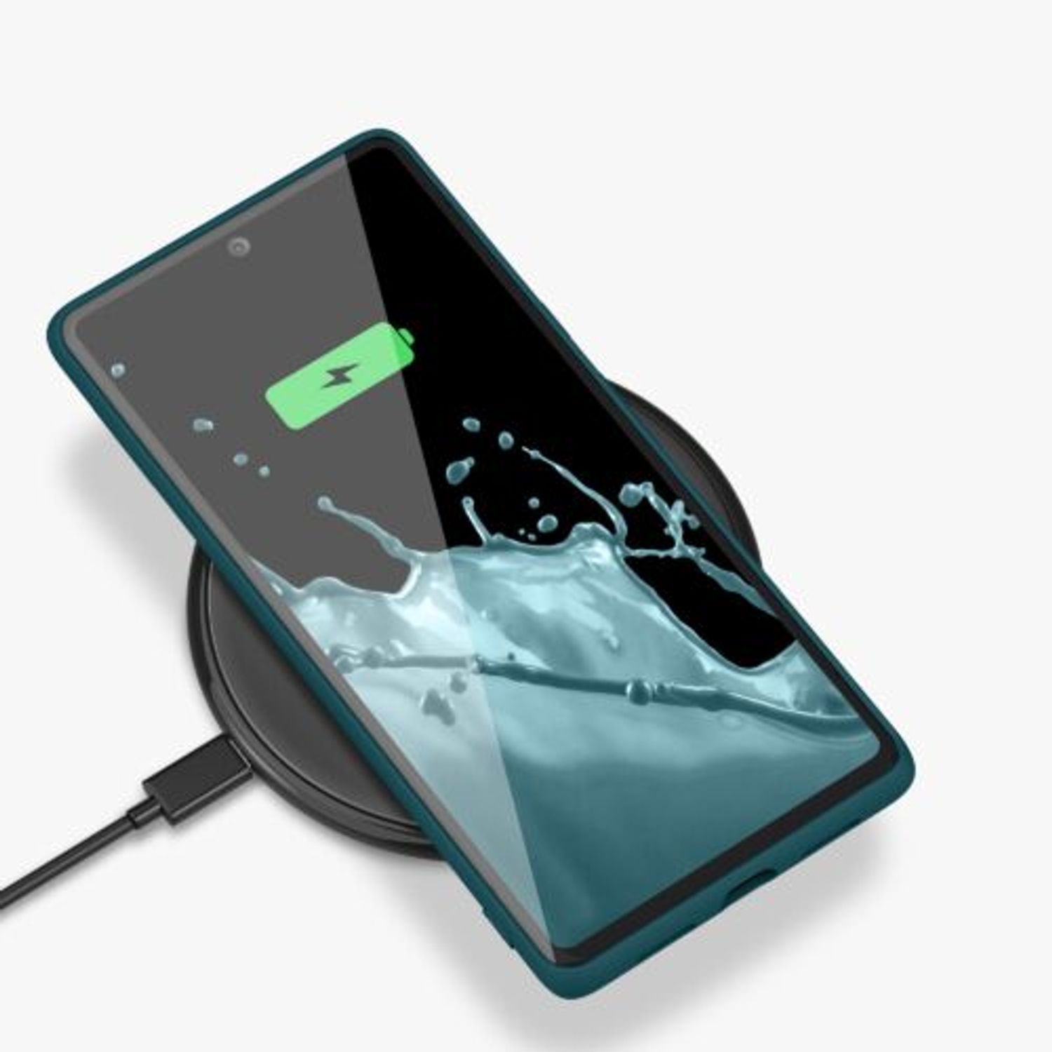 Husa pentru Google Pixel 6 Pro, Silicon, Verde, 55866.57, Kwmobile fotografia produsului View 11 L