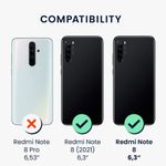 Husa Kwmobile pentru Xiaomi Redmi Note 8, Silicon, Roz, 50180.77 fotografia produsului View 4 S