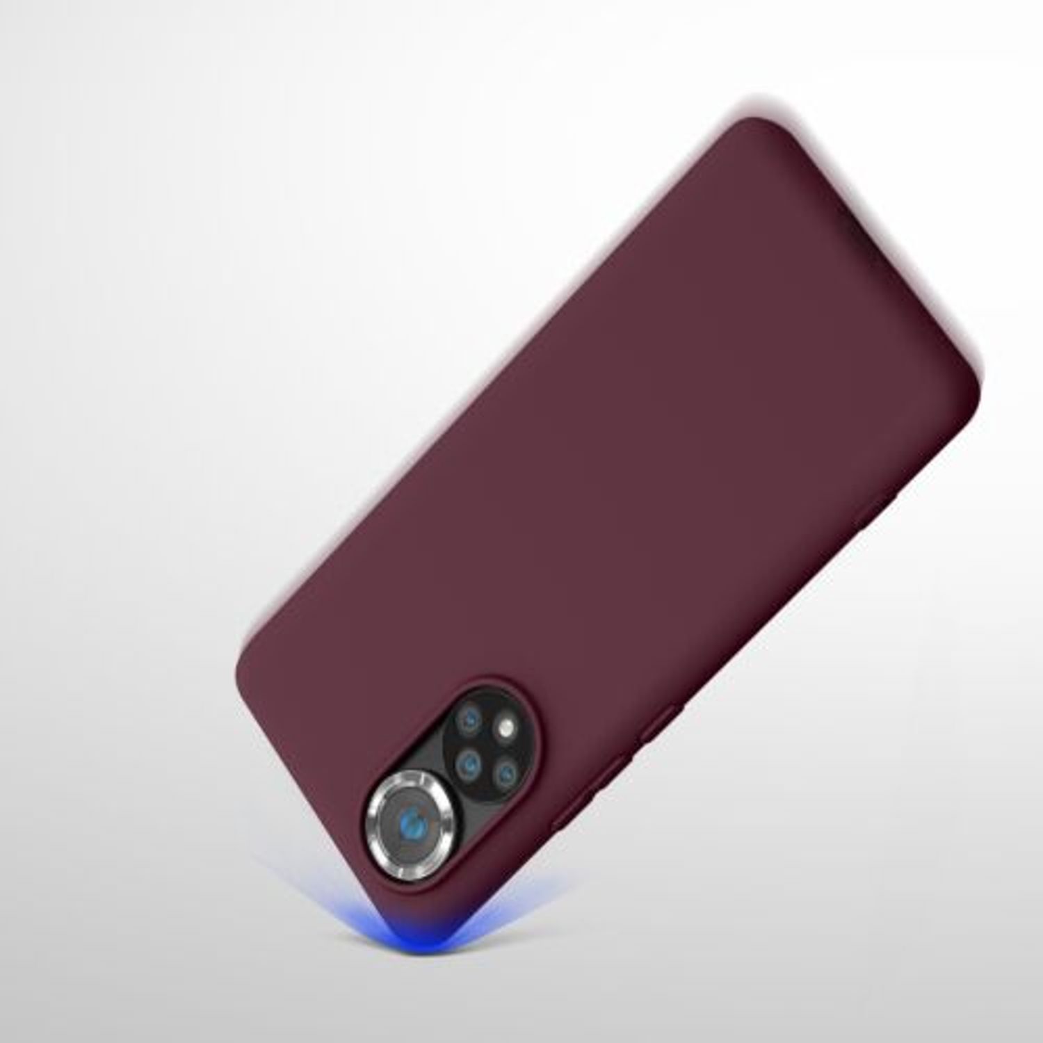 Husa Kwmobile pentru Honor 50, Silicon, Violet, 55409.190 fotografia produsului View 9 L