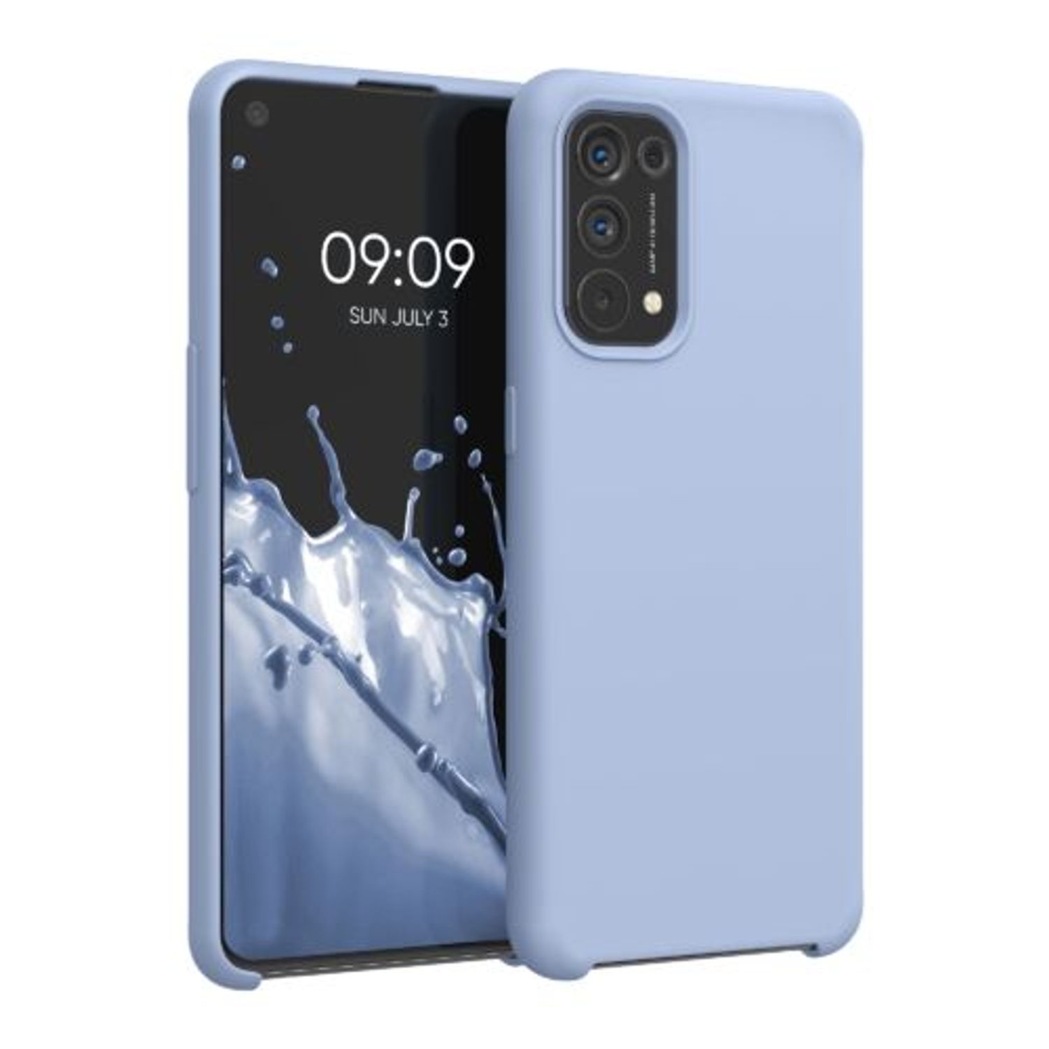 Husa pentru Oppo Find X3 Lite, Silicon, Albastru, 55201.58 fotografia produsului