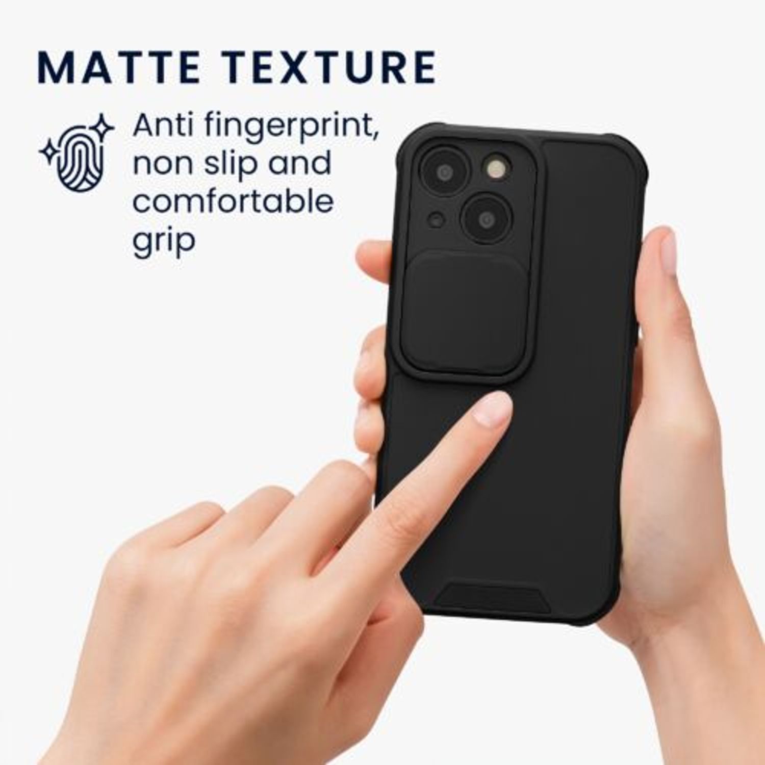 Husa Kwmobile pentru Apple iPhone 13 Mini, Silicon, Negru, 57506.01 fotografia produsului View 9 L