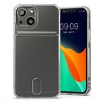 Husa Kwmobile pentru Apple iPhone 13 Mini, Silicon, Transparent, 57522.03 fotografia produsului