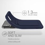 Husa Kwmobile pentru Apple iPhone XS Max, Silicon, Albastru, 55121.17 fotografia produsului View 4 S