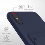 Husa Kwmobile pentru Apple iPhone XS Max, Silicon, Albastru, 55121.17 fotografia produsului View 5 S