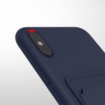 Husa Kwmobile pentru Apple iPhone XS Max, Silicon, Albastru, 55121.17 fotografia produsului View 3 S