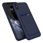 Husa Kwmobile pentru Apple iPhone XS Max, Silicon, Albastru, 55121.17 fotografia produsului