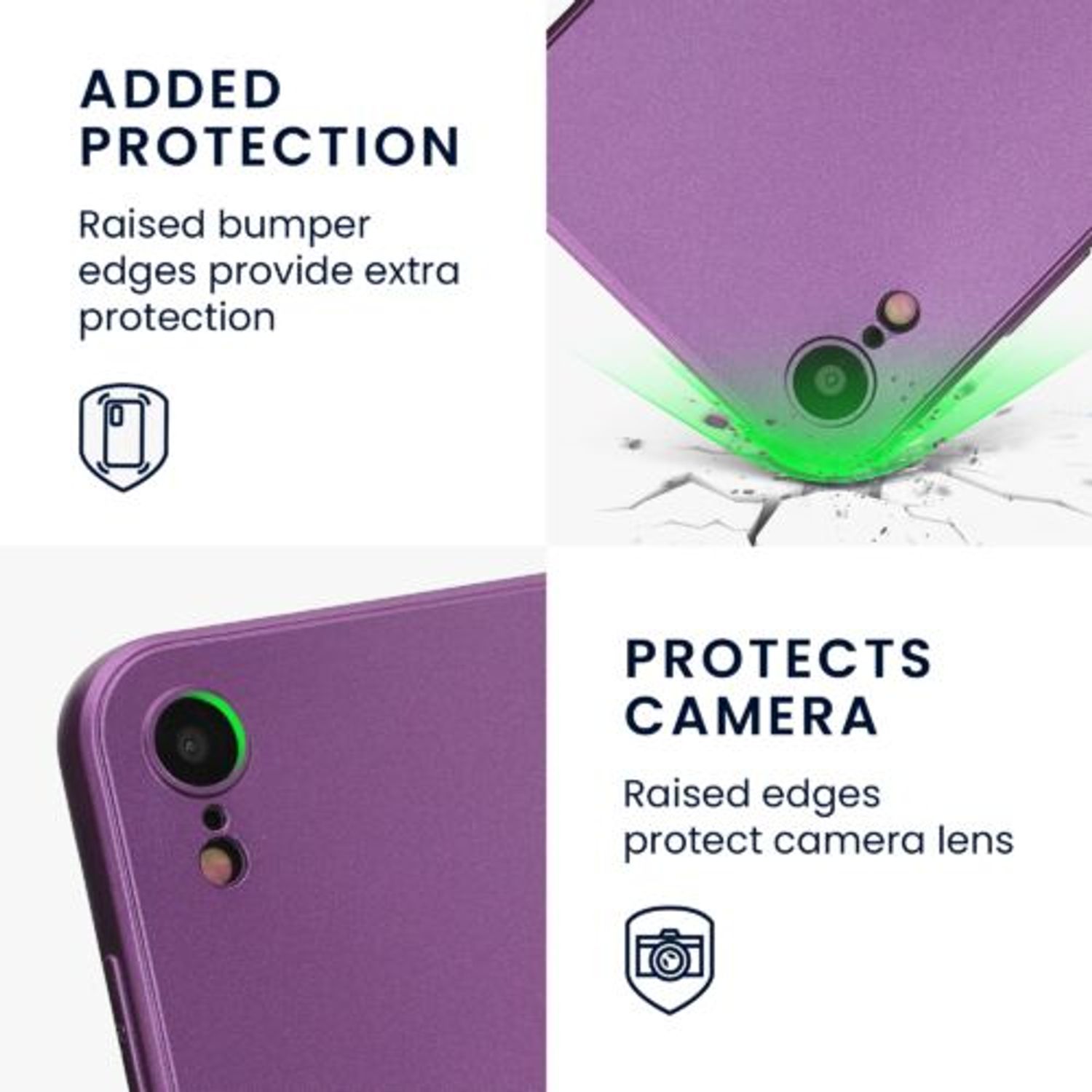 Husa Kwmobile pentru Apple iPhone XR, Silicon, Mov, 57511.230 fotografia produsului View 3 L