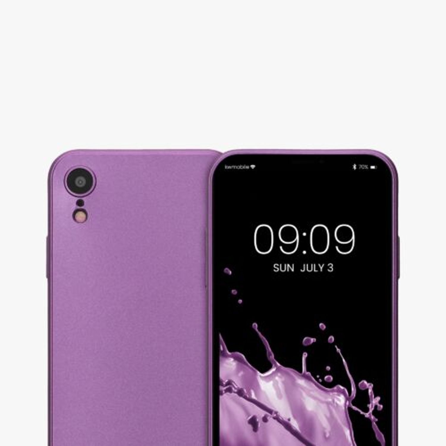 Husa Kwmobile pentru Apple iPhone XR, Silicon, Mov, 57511.230 fotografia produsului View 10 L