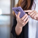 Husa Kwmobile pentru Honor 50 Lite, Silicon, Mov, 56633.222 fotografia produsului View 8 S