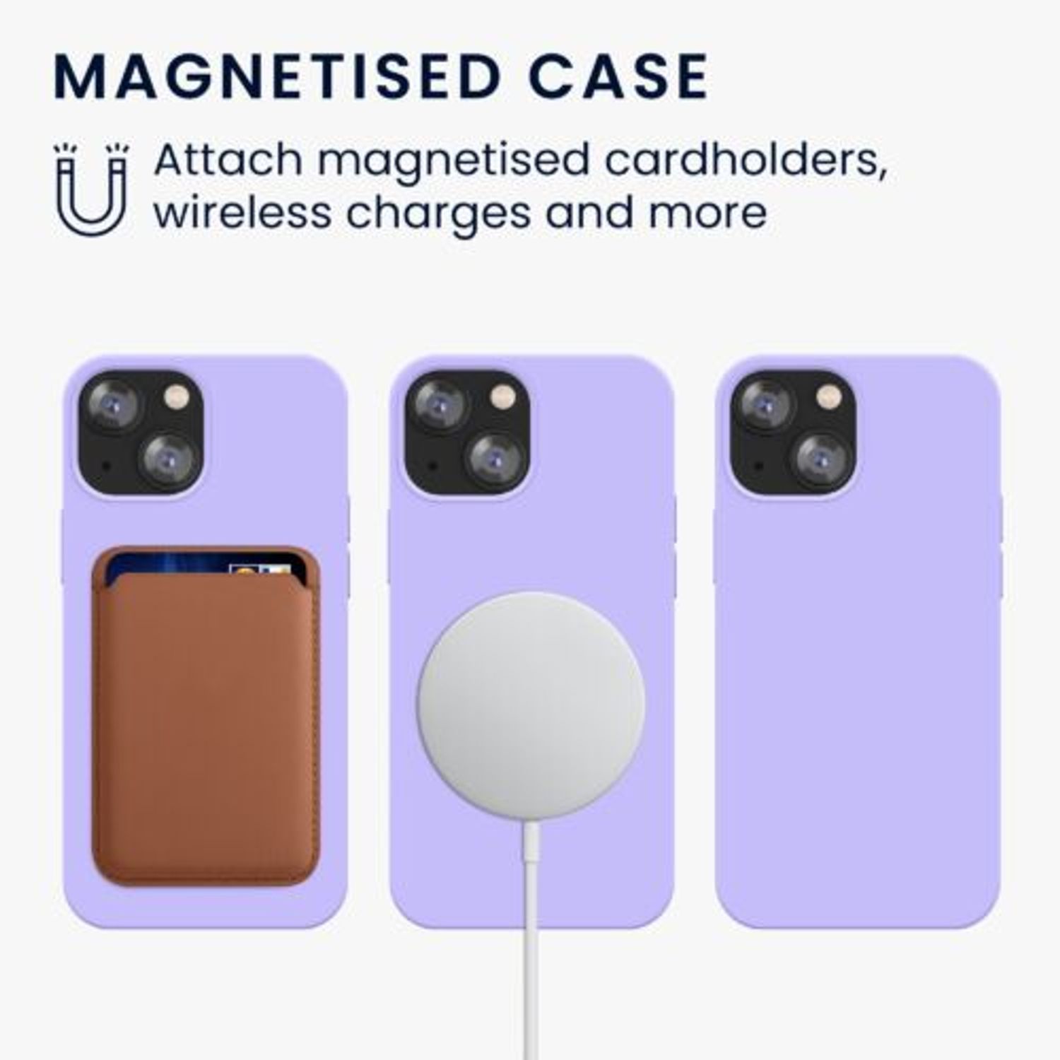 Husa Kwmobile pentru Apple iPhone 13 Mini, Silicon, Mov, 56558.139 fotografia produsului View 4 L
