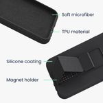 Husa Kwmobile pentru Apple iPhone 13, Silicon, Roz, 58249.77 fotografia produsului View 2 S
