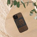 Husa Kwmobile pentru Apple iPhone 12/iPhone 12 Pro, Lemn, Maro/Negru, 52734.11 fotografia produsului View 2 S