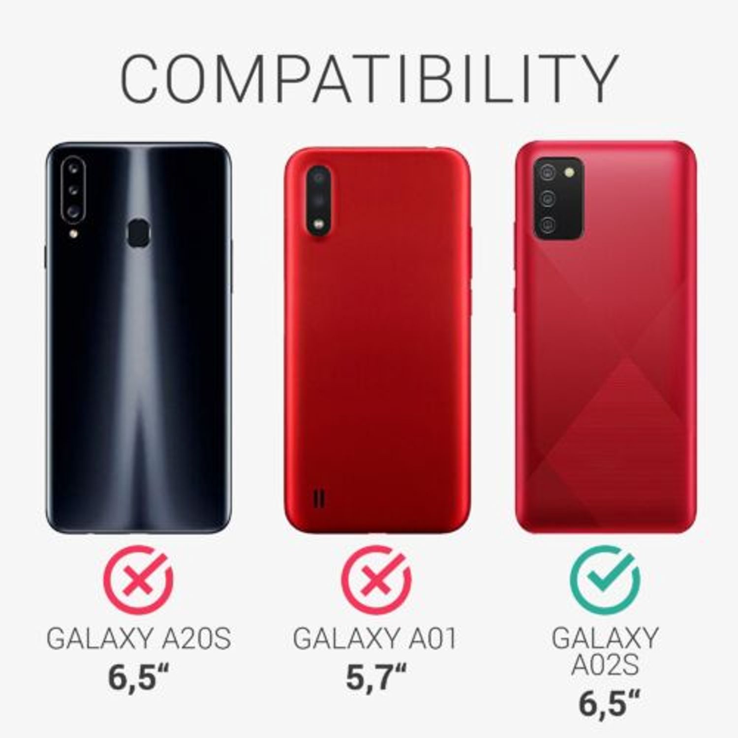 Husa pentru Samsung Galaxy A02s, Silicon, Alb, 54045.48 fotografia produsului View 7 L